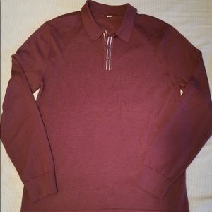 Men's Lululemon long sleeve polo